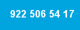 922 506 54 17
